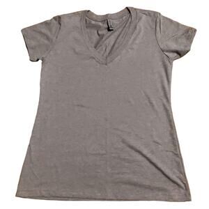 New Women XL Short Sleeve Shirt Gray
